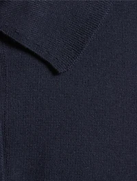 Cropped Sleeveless Cardigan