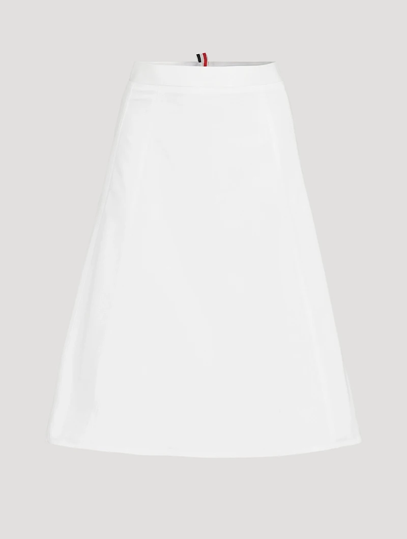 Typewriter Cloth Midi Skirt