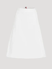 Typewriter Cloth Midi Skirt
