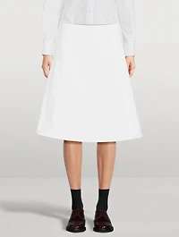 Typewriter Cloth Midi Skirt