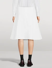 Typewriter Cloth Midi Skirt
