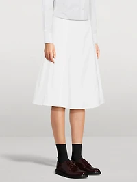 Typewriter Cloth Midi Skirt