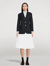 Typewriter Cloth Midi Skirt