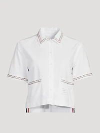 Cropped Oxford Shirt