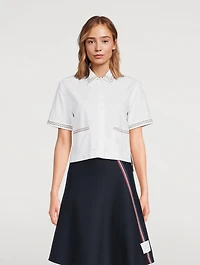 Cropped Oxford Shirt