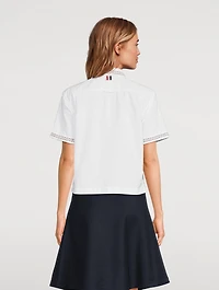 Cropped Oxford Shirt
