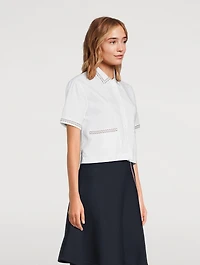 Cropped Oxford Shirt