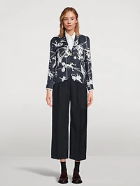 Silk Jacket Olympic Constellation Print