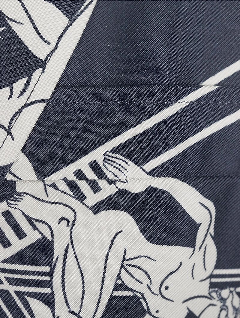 Silk Jacket Olympic Constellation Print