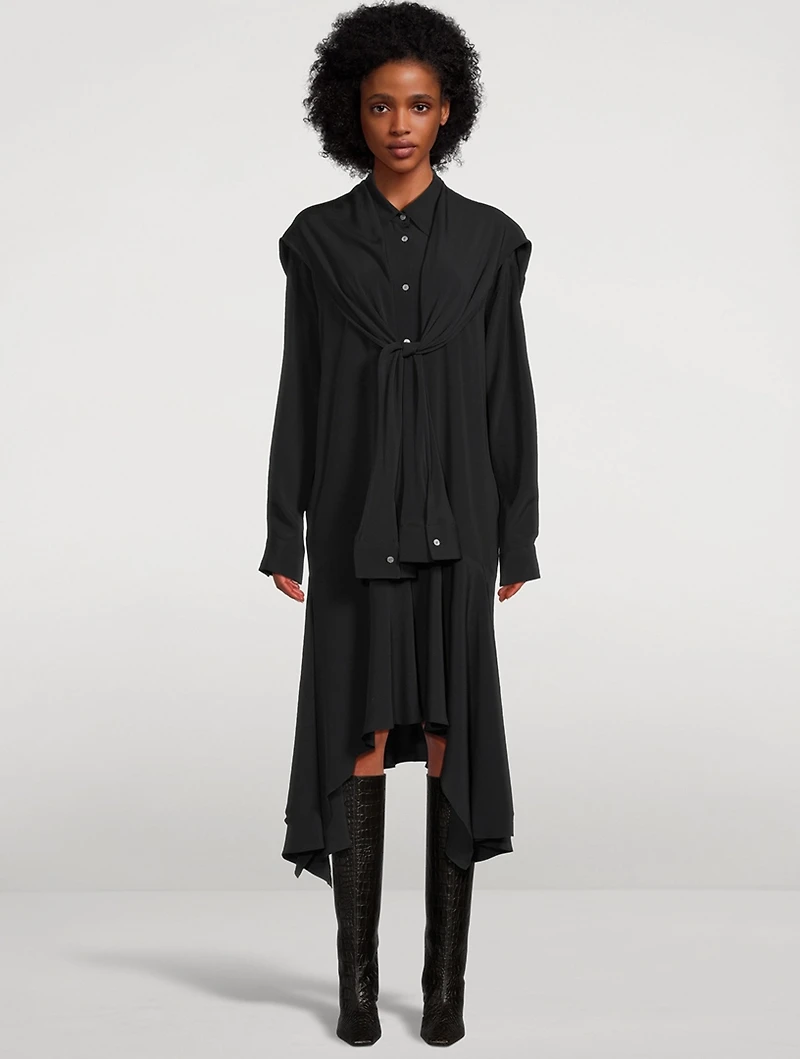 Layered Shirt Dress