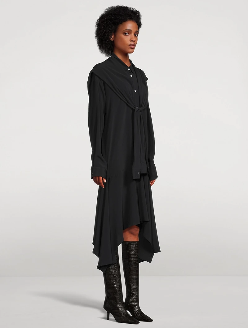 Layered Shirt Dress