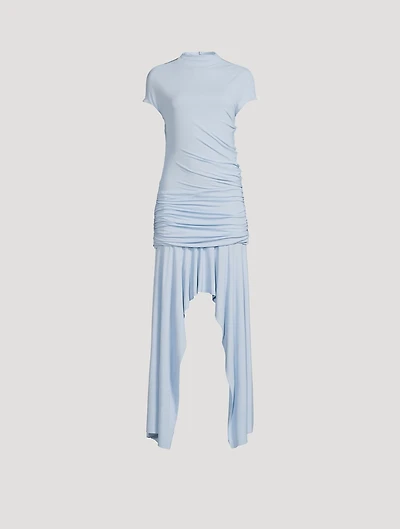 Asymmetric Jersey Dress