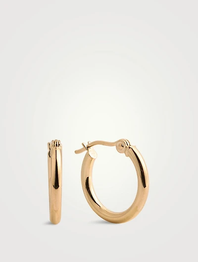 Small 14K Gold Hoop Earrings