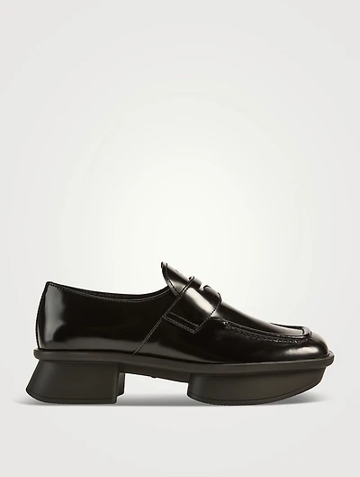 Equal Brushed Leather Loafers