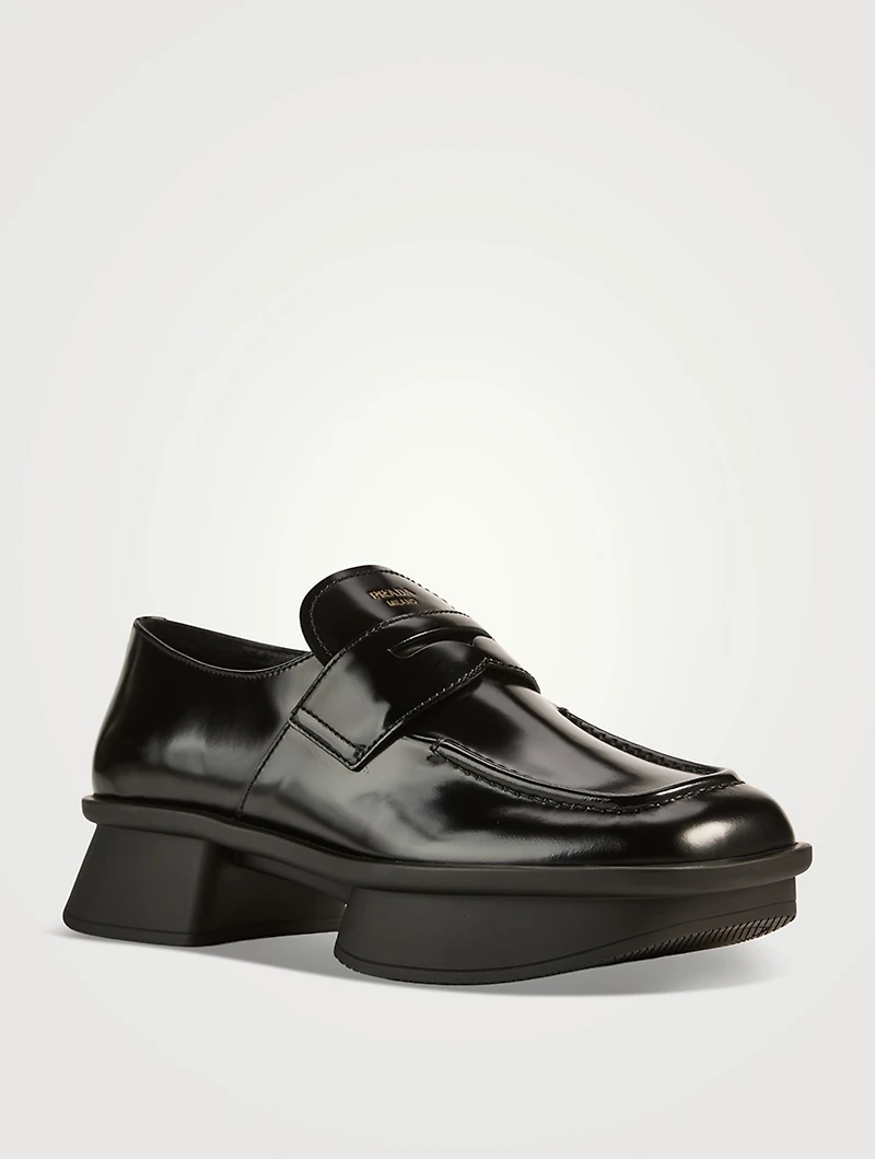 Equal Brushed Leather Loafers