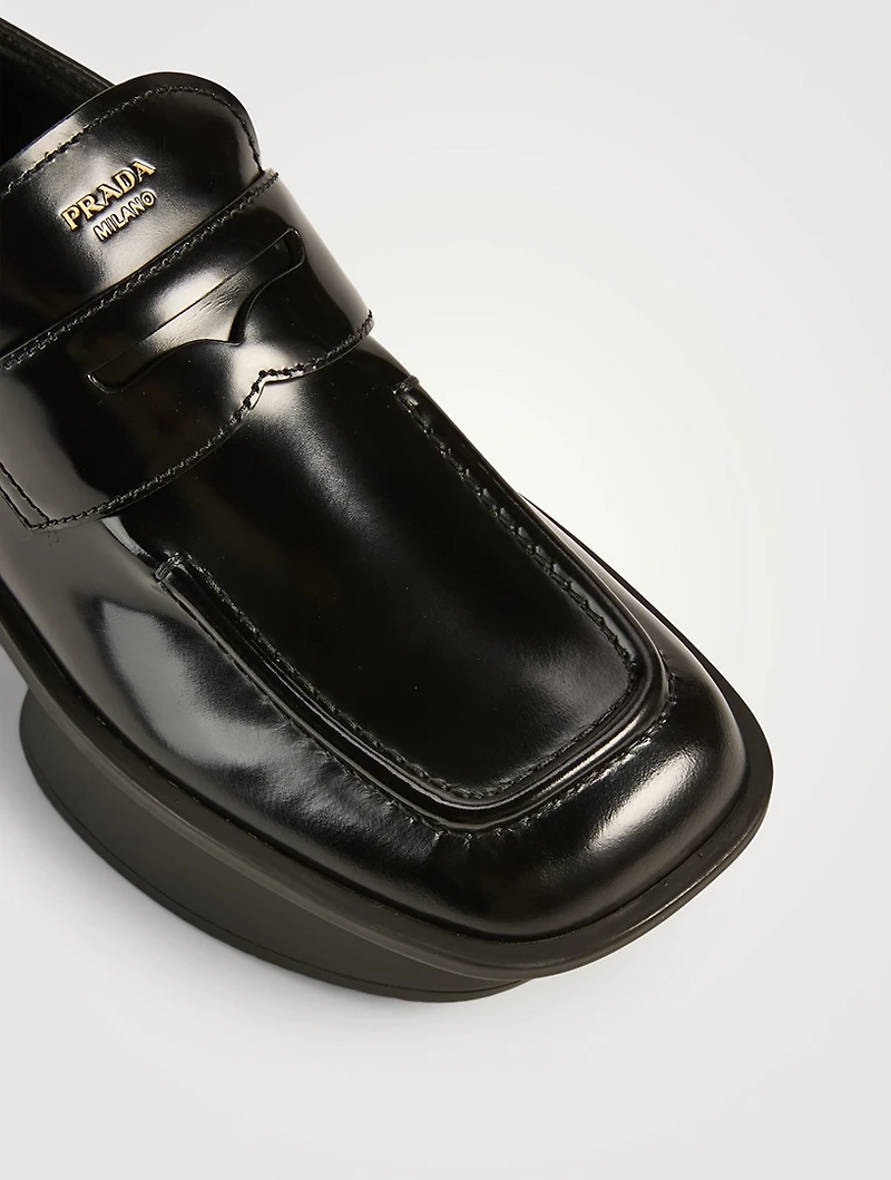 Equal Brushed Leather Loafers