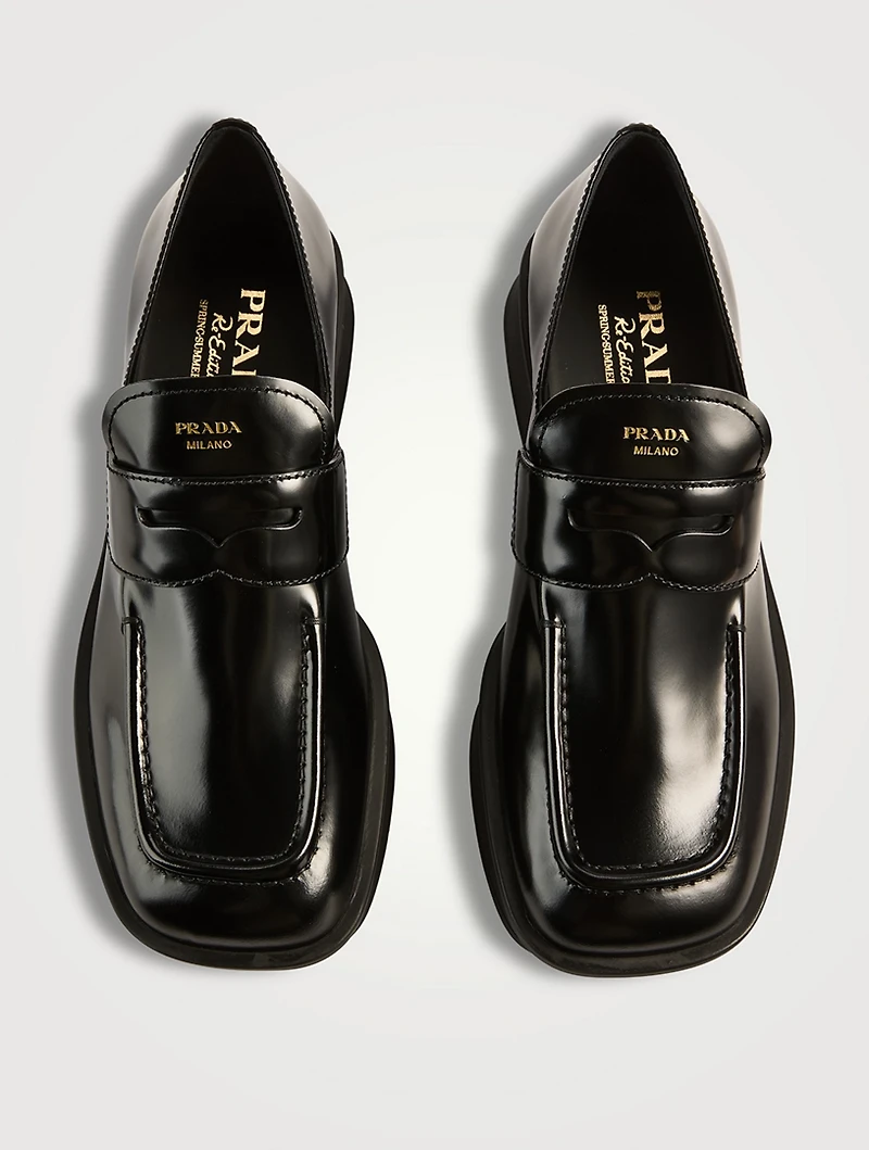 Equal Brushed Leather Loafers