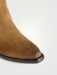 Suede Western Boots