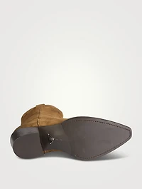 Suede Western Boots