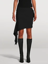 Knot Asymmetric Skirt