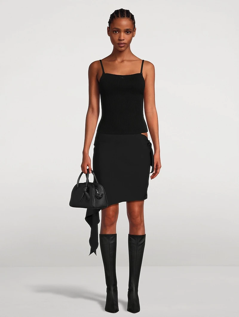 Knot Asymmetric Skirt