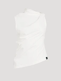 Draped Jersey Top