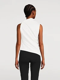 Draped Jersey Top
