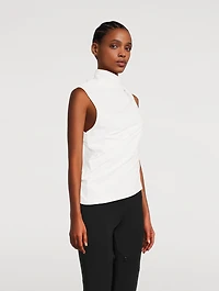 Draped Jersey Top