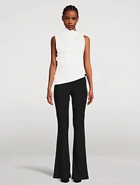 Draped Jersey Top