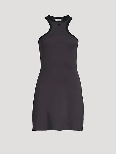 Contrast Scuba Mini Dress
