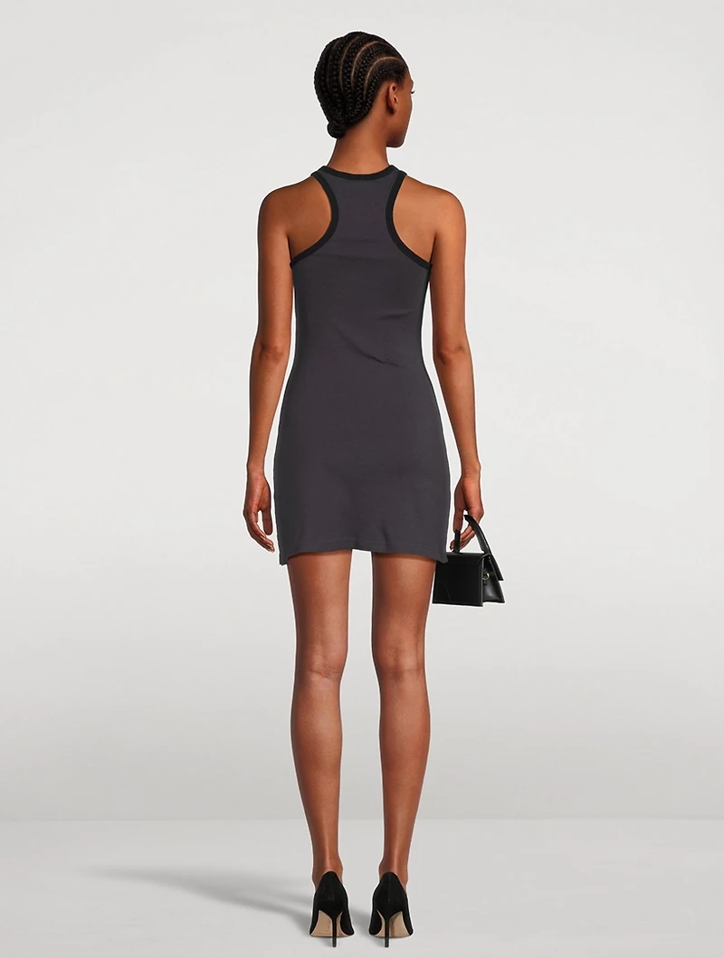 Contrast Scuba Mini Dress