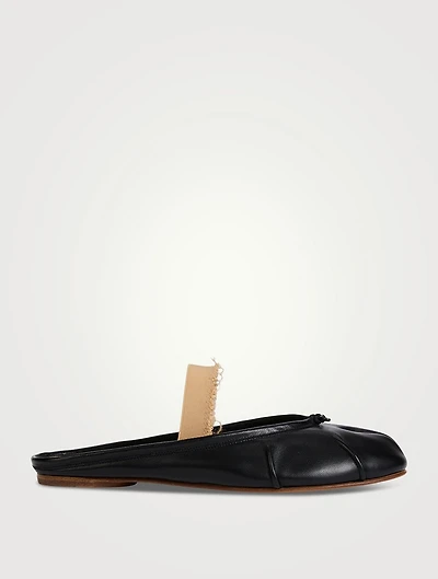 Tabi Leather Ballerina Mules
