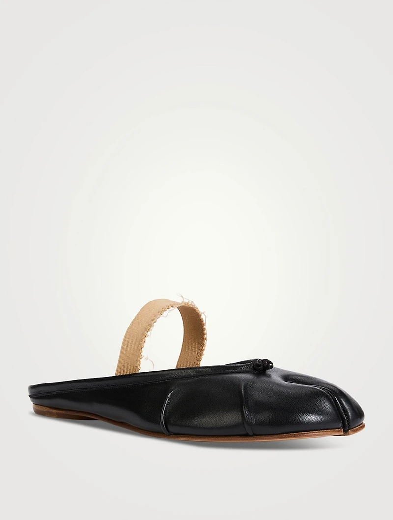 Tabi Leather Ballerina Mules