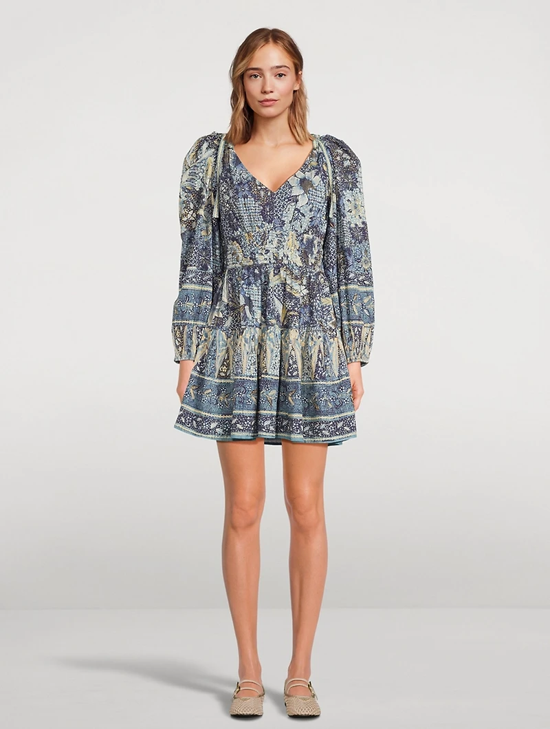 Anika Printed Mini Dress