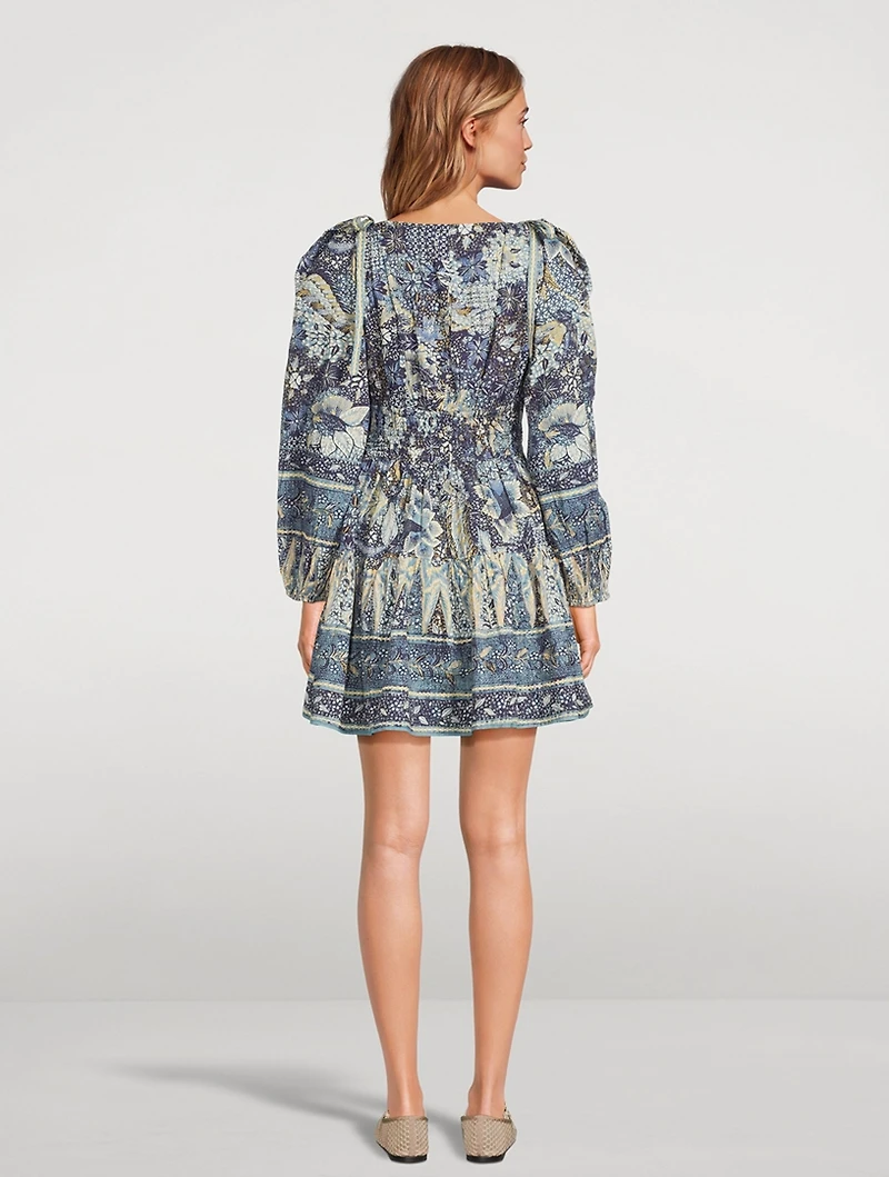 Anika Printed Mini Dress