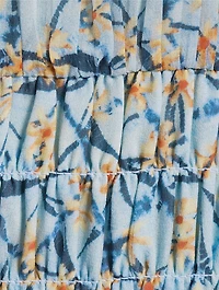 Adeline Printed Silk Midi Dress