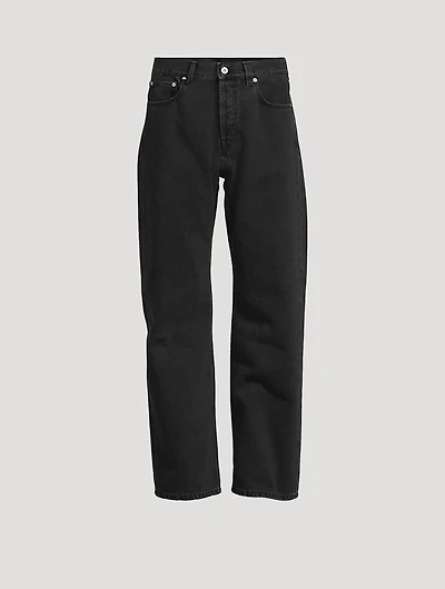 Le De-Nîmes Droit Straight-Leg Jeans