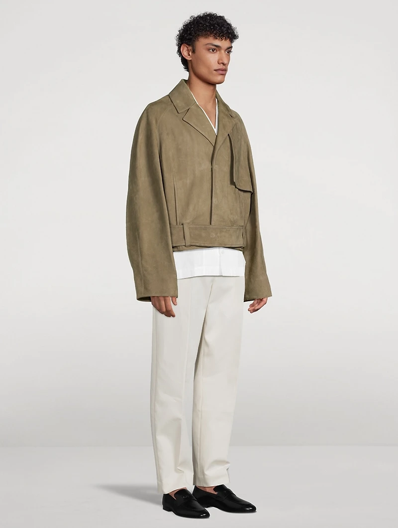 Le Blouson Cabana Cuir Leather Jacket
