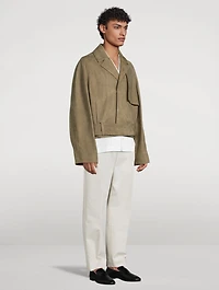 Le Blouson Cabana Cuir Leather Jacket
