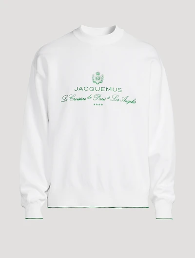 La Maille Venice Embroidered Sweatshirt