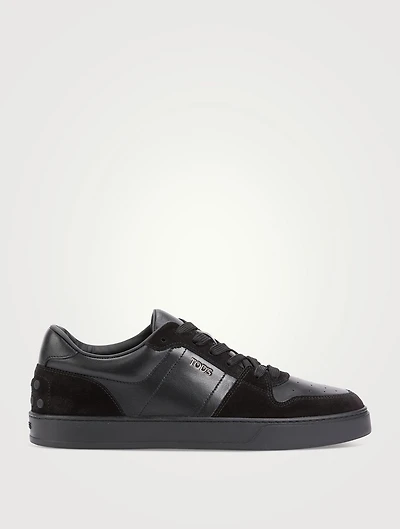 Suede And Leather Sneakers