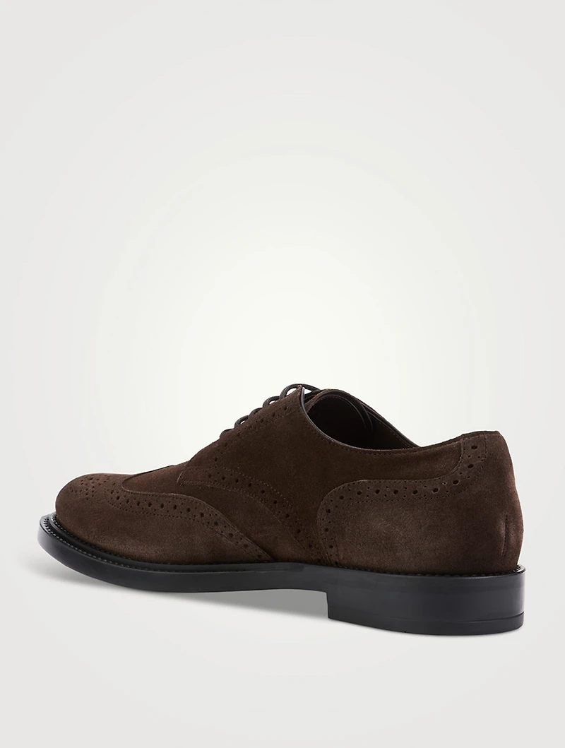 Suede Derby Shoes