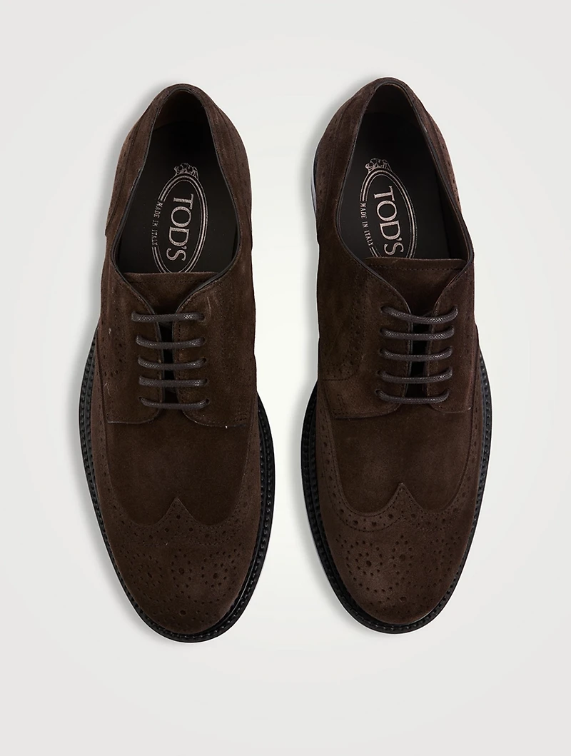 Suede Derby Shoes