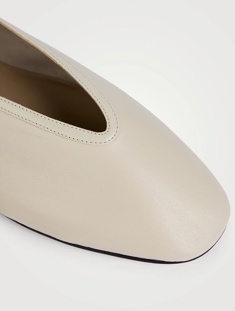 Stella Leather Mary Jane Ballet Flats