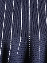 Cascades Ribbed Midi Skirt