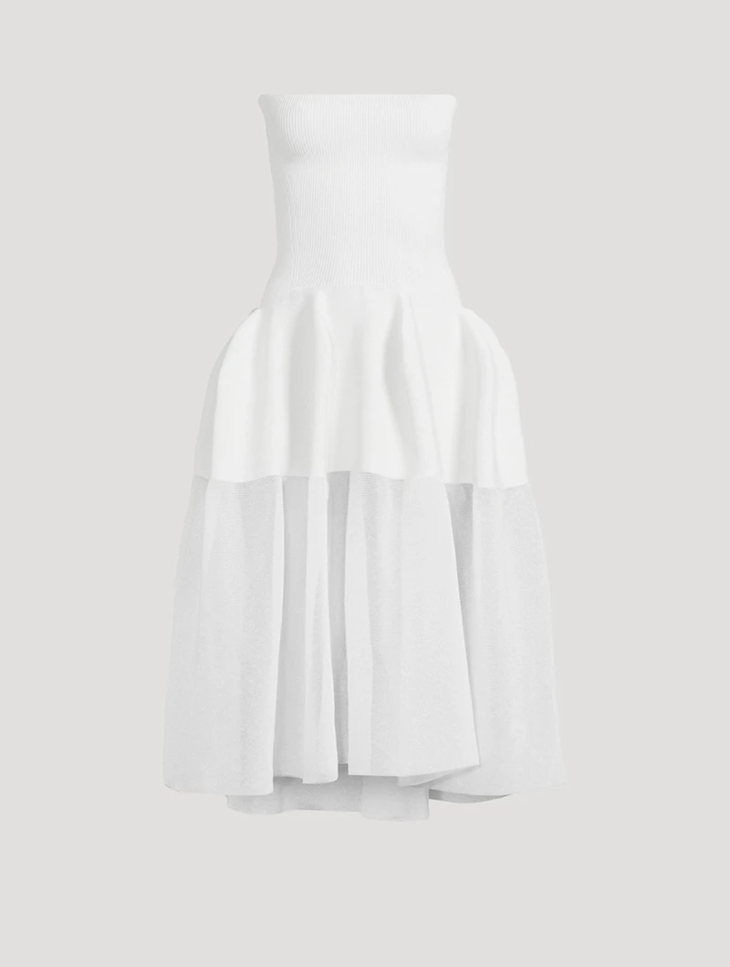 Pottery Glitter Strapless Dress
