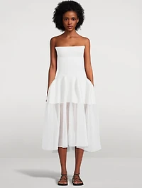 Pottery Glitter Strapless Dress