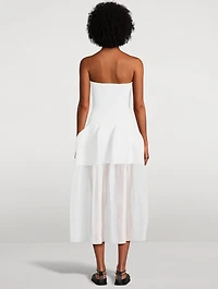 Pottery Glitter Strapless Dress
