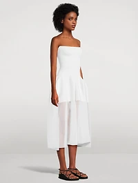 Pottery Glitter Strapless Dress