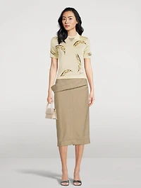 The Marino Banana Jacquard Polo Shirt